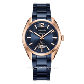 Alexandre Christie AC 8679 MD Navy Rosegold Stainless Steel